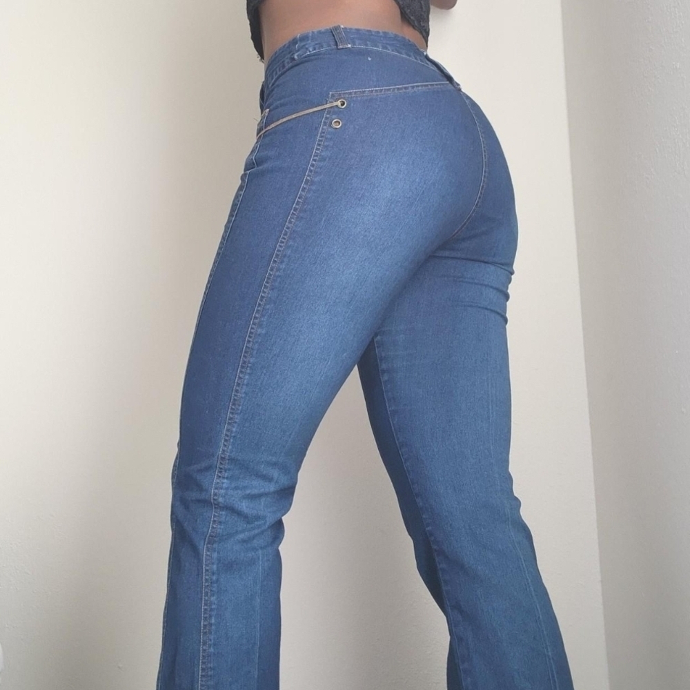 Y2k Mid-Rise Bootcut Stretch Denim Jeans